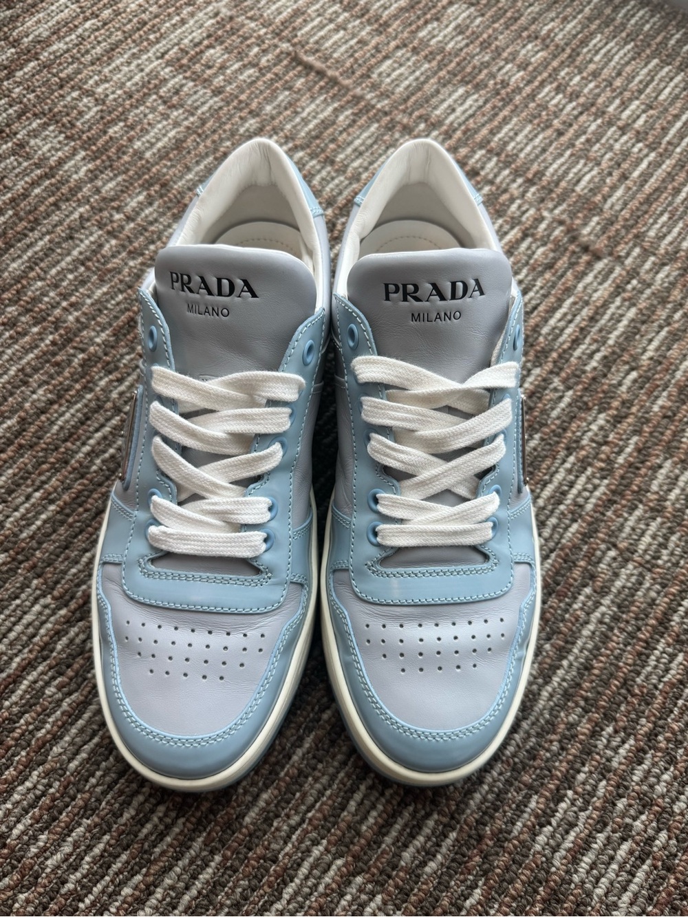 Prada Leather Sneakers - Picture 2 of 11